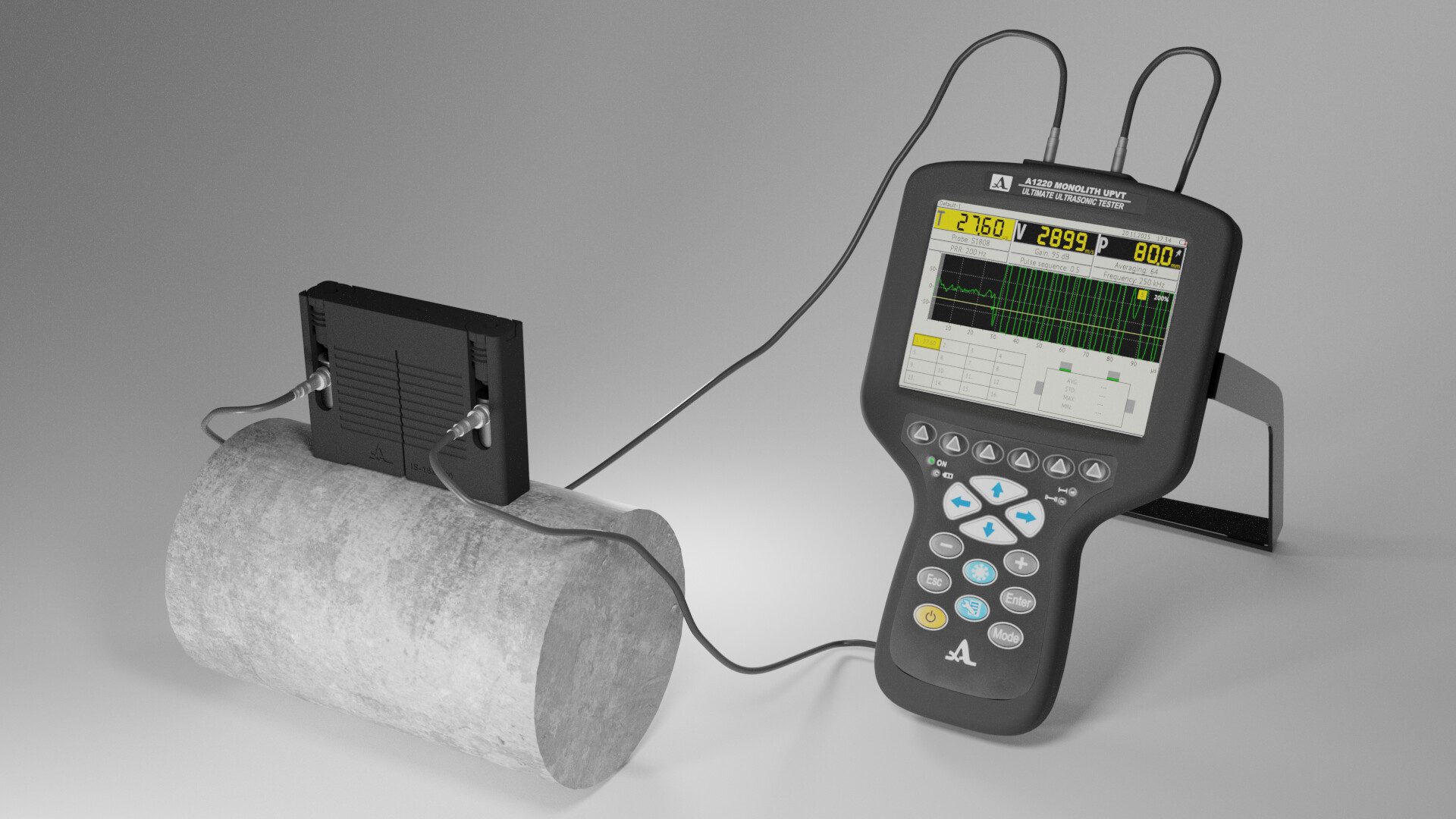 A1220 MONOLITH UPVT - Ultimate Ultrasonic Pulse Velocity Tester